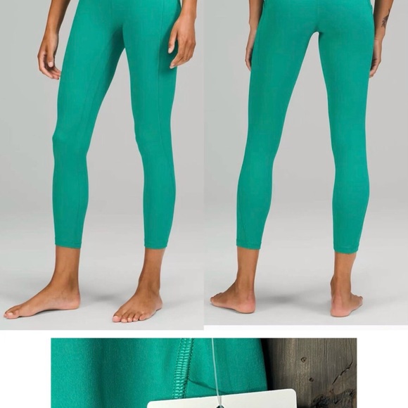 lululemon athletica, Pants & Jumpsuits, Nwt Brand New Lululemon Align  Highrise Pant 25 Maldives Green Size 4 Legging